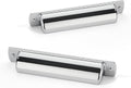 3.5 in (89mm) Polished Chrome Cup Drawer Pulls - Solid Vintage Look