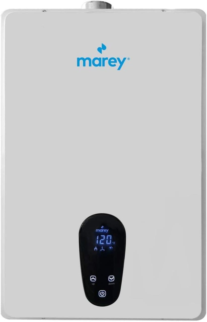Efficient 7.5 GPM Tankless Water Heater by MAREY