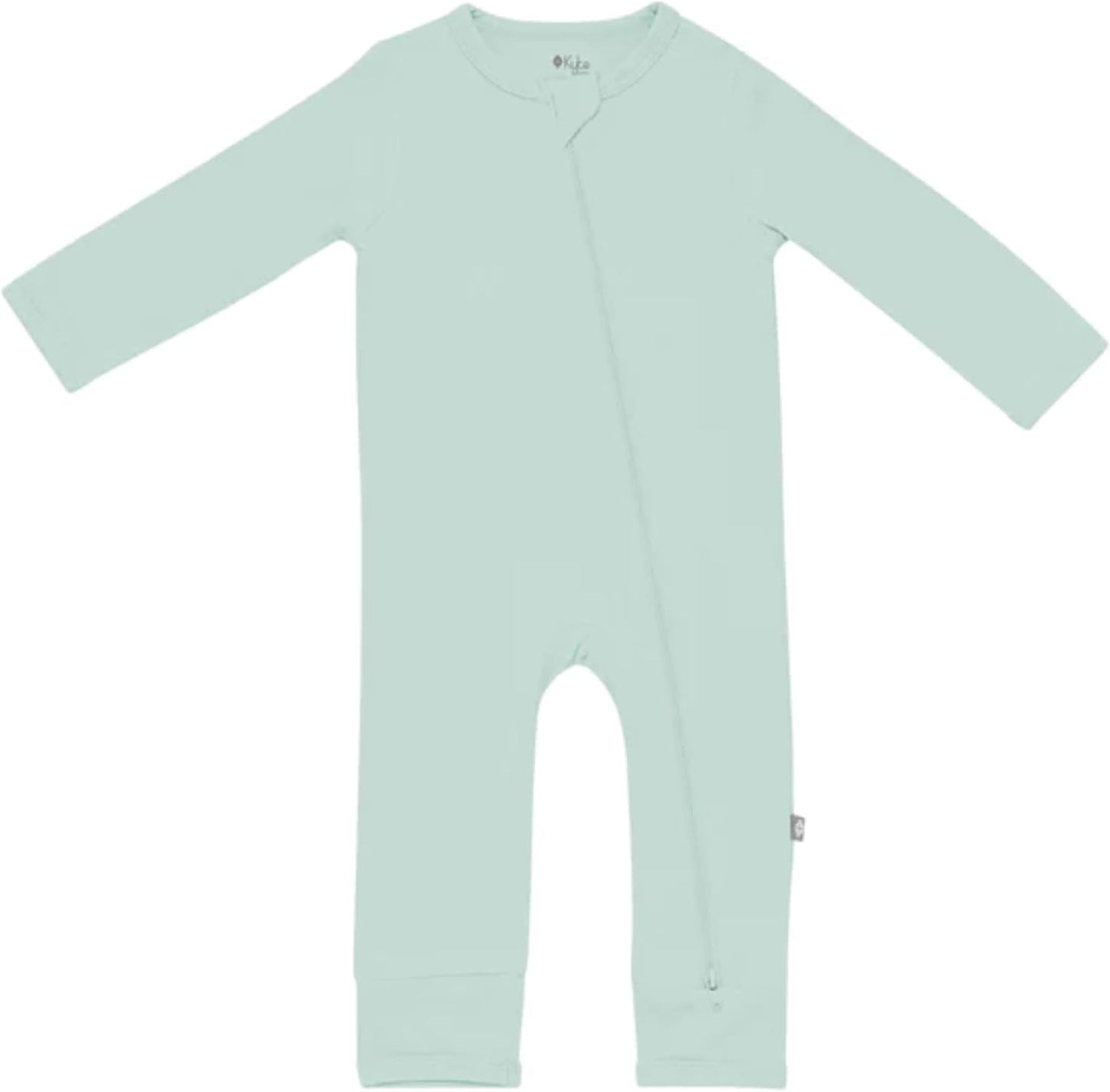 KYTE BABY Unisex Bamboo Zippered Rompers for Infants 0-24 Months