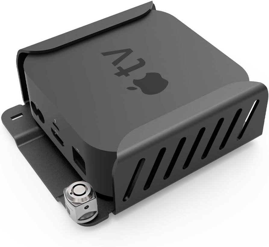 Secure Apple TV Mount with Cable Management - Sleek Design