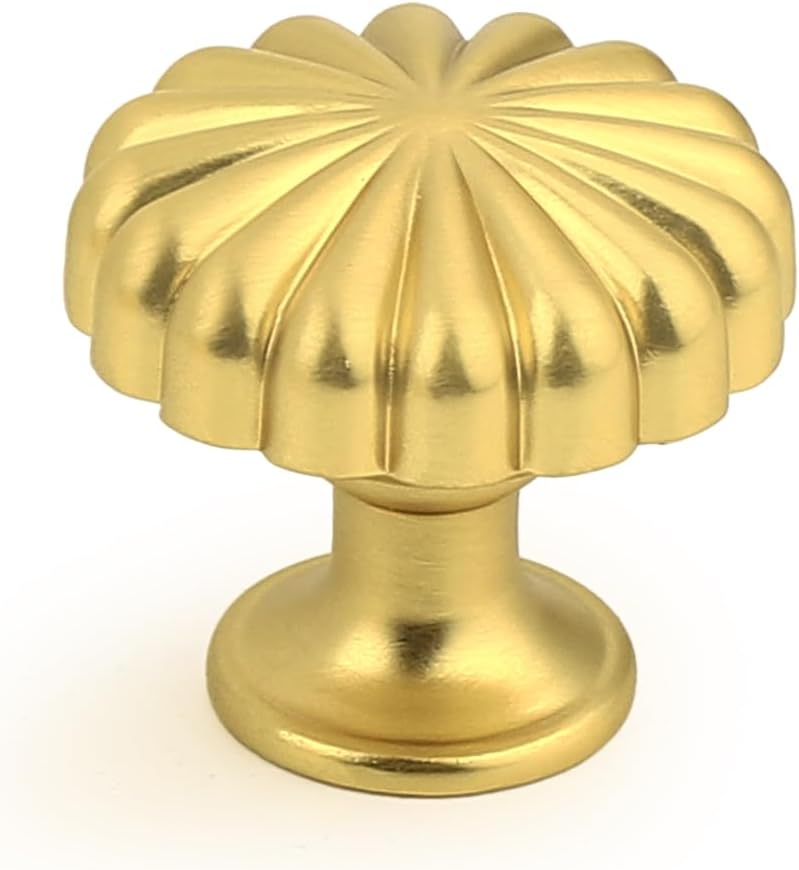 Probrico Vintage Round Kitchen Knobs for Cabinets and Drawers