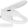 Heated Elongated Bidet Toilet Seat for V-Shaped Toilets - Remote