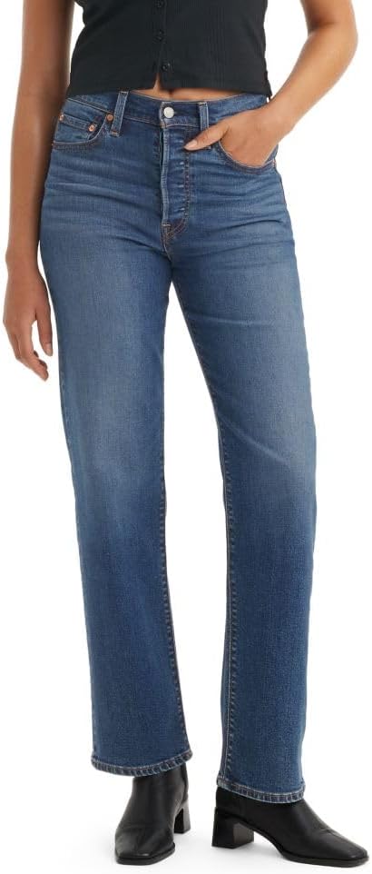 Levi's Womens Ribcage Straight Full Length Jeans for Style