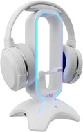 Tilted Nation Gaming Headphone Stand with RGB Lighting and USB Hub