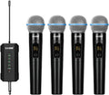 ES-384 4-CH UHF Wireless Handheld Microphone System - 4 Mics Included