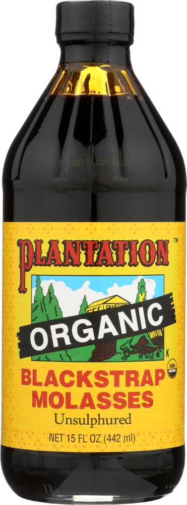 Plantation Blackstrap Molasses, Organic, 15 oz (Pack of 6) Review