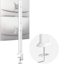 Dual Monitor Articulating Desk Mount Arm Stand - Vertical Stack