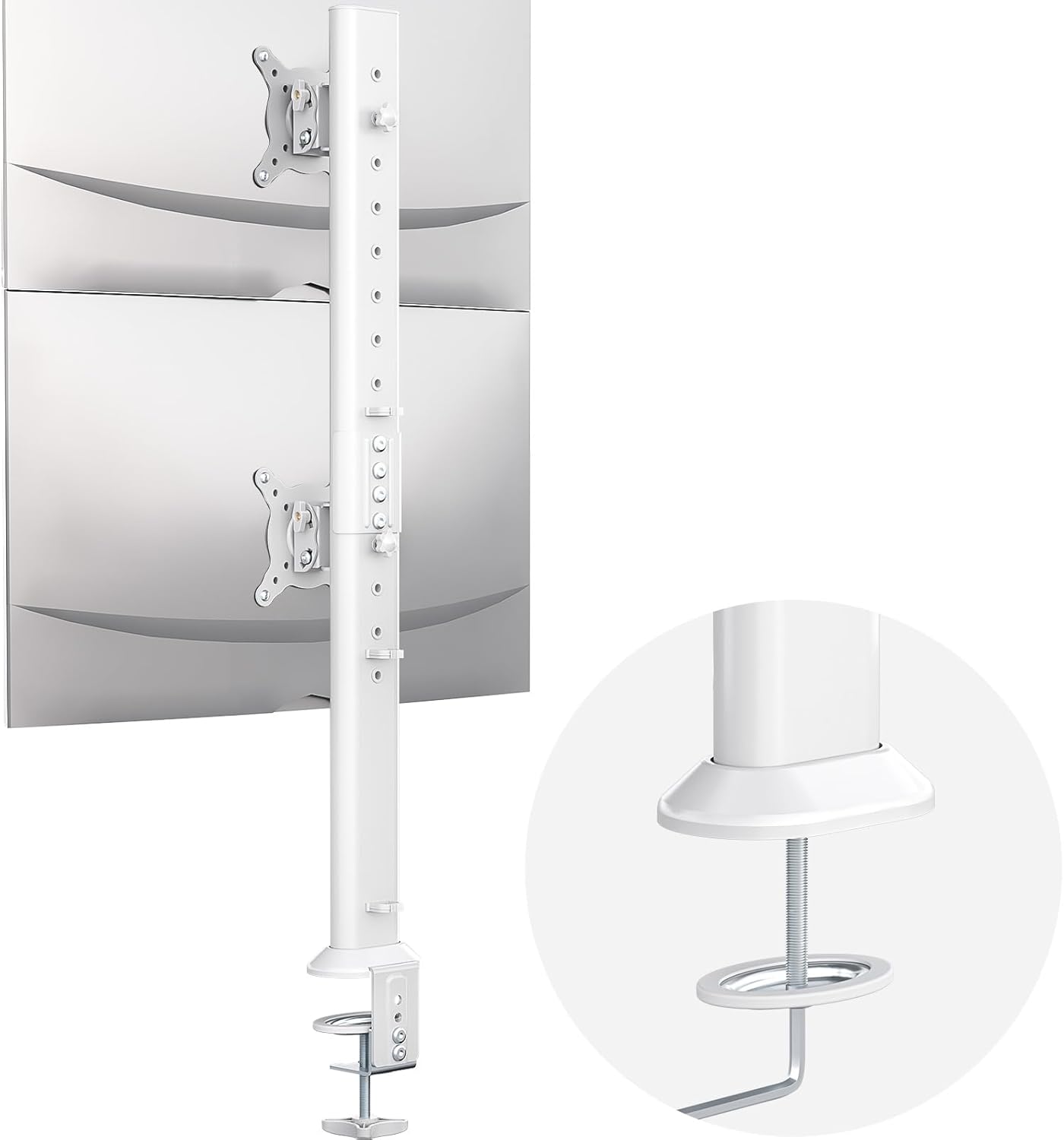 Hemudu Dual Monitor Articulating Desk Mount for 13 to 34 in Screens