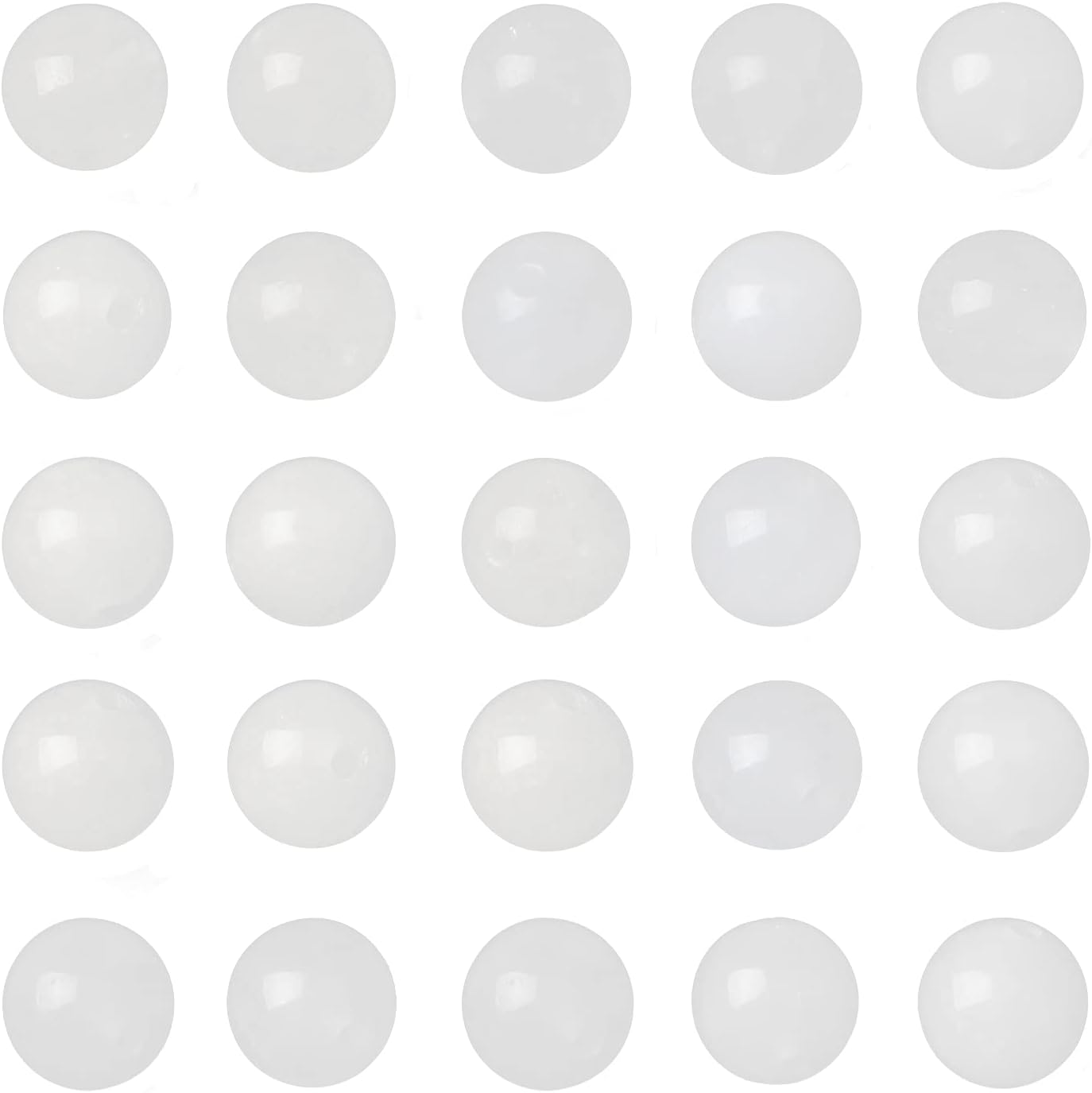 108 Mala Prayer Beads Kit - White Jade Beads