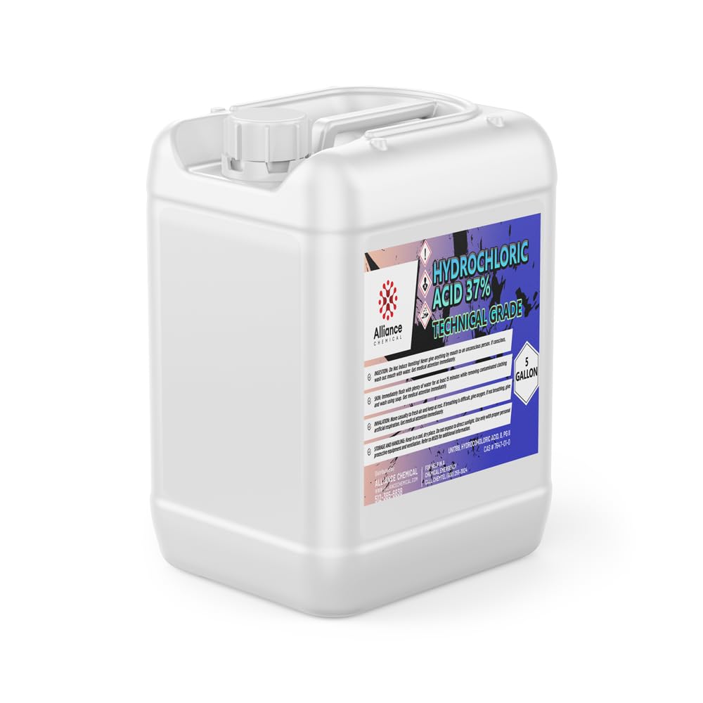 Hydrochloric Acid 37% - Technical Grade for Lab Equipment Use