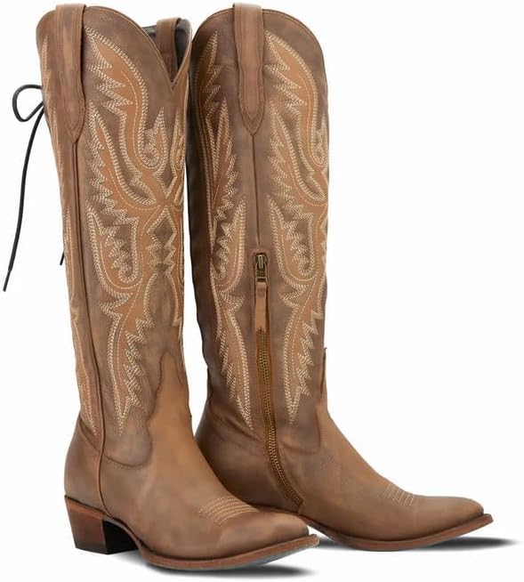 MissHeel Over the Knee Cowboy Boots for Women - Stylish Comfort