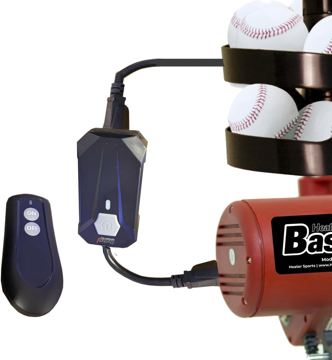 Enhanced Baseball Training with Wireless Remote for Heater Pitching Machines