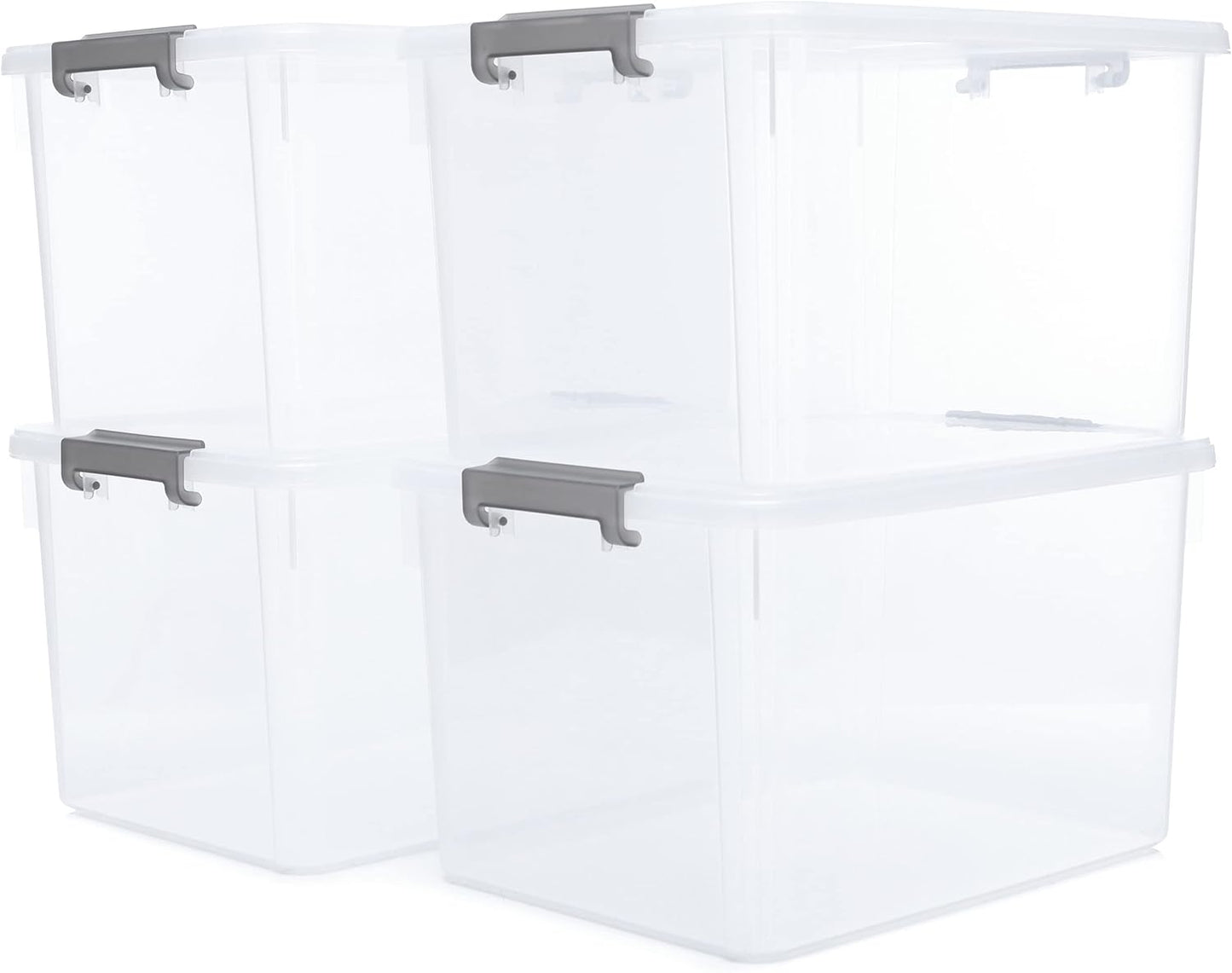 Citylife 32 QT Plastic Storage Bins for Organizing Your Space