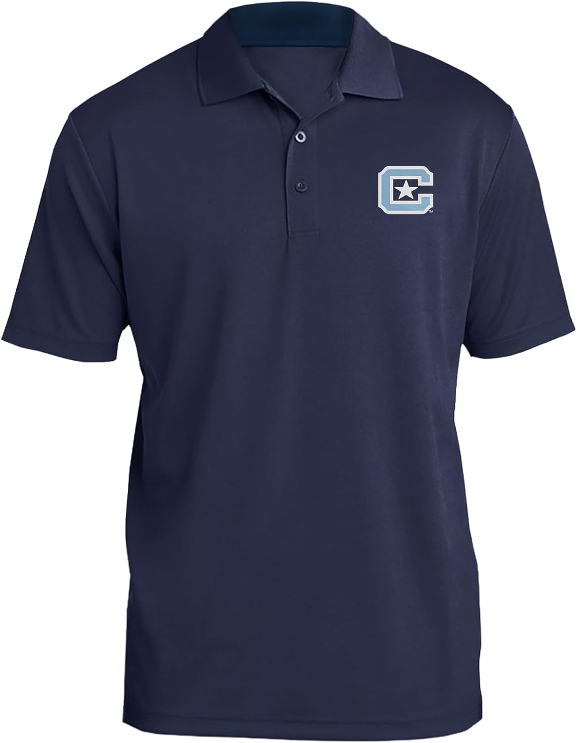 NCAA Primary Logo Team Color Polo for The Citadel Fans