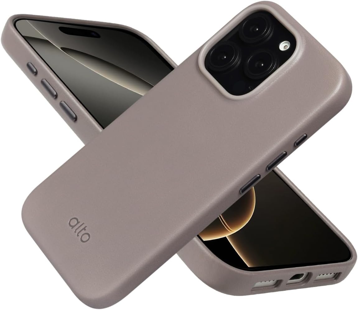 Magnetic Italian Leather Case for iPhone 16 Pro by alto