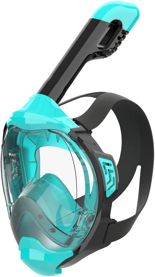 Jwintee Kids Full Face Snorkel Mask: 180 Panoramic View