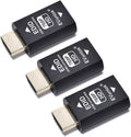 Hdmi Edid Emulator Passthrough Adapter 3-Pack - Works with Thunderbolt