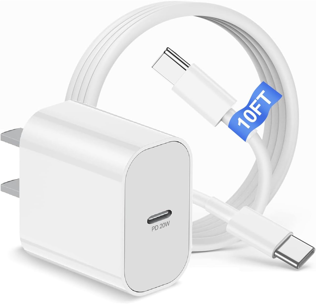 Fast Charge Your iPhone 16 with 20W USB C Plug by COONCXEN!