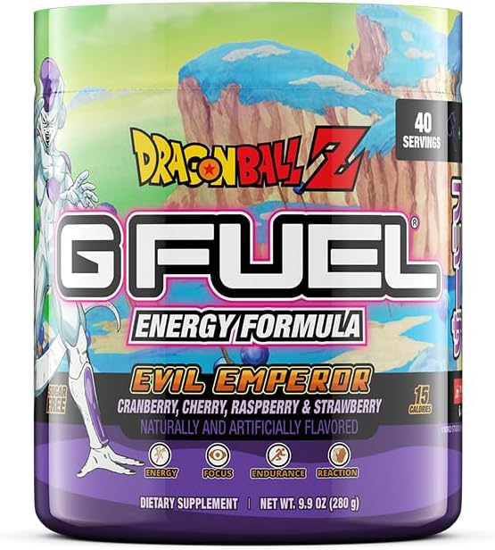 G Fuel Dragon Ball Z Energy Drink Powder for Gaming Focus