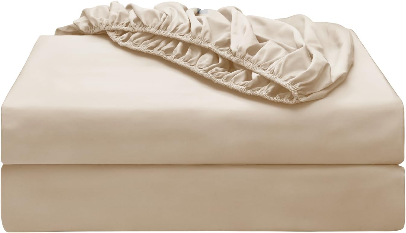 2-Pack Pure Cotton Bottom Sheet Twin Size for Ultimate Comfort