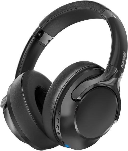 Mokata 68H Playtime Bluetooth Headphones: HiFi Deep Bass