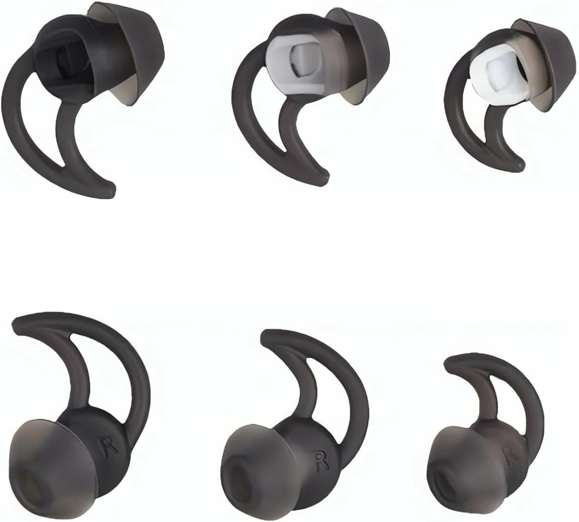 Noise Isolation Silicone Earbud Tips for Bose - 3 Pairs