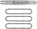 3 Pack 18 in.325 Pitch 063 Gauge 68 Drive Links Chains + Bar - Durable