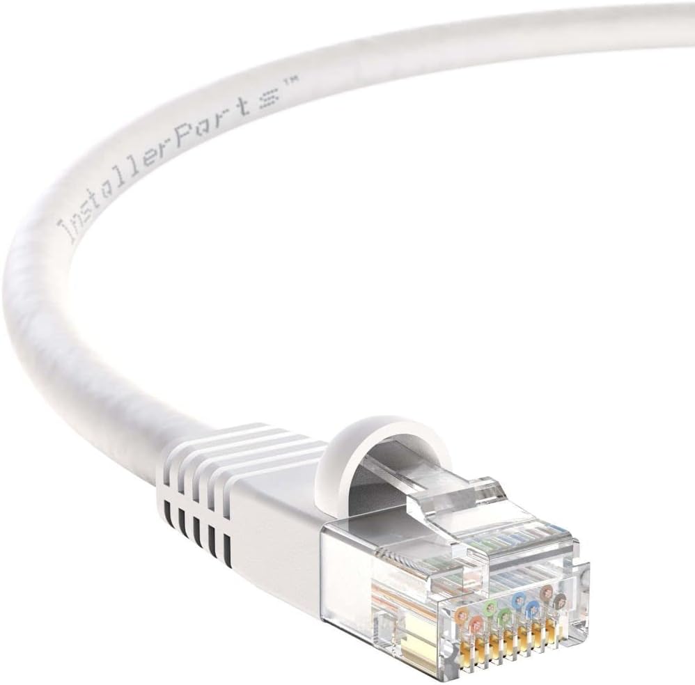 InstallerParts CAT6 Cable UTP Booted - 3 FT - 20 Pack for High Speed