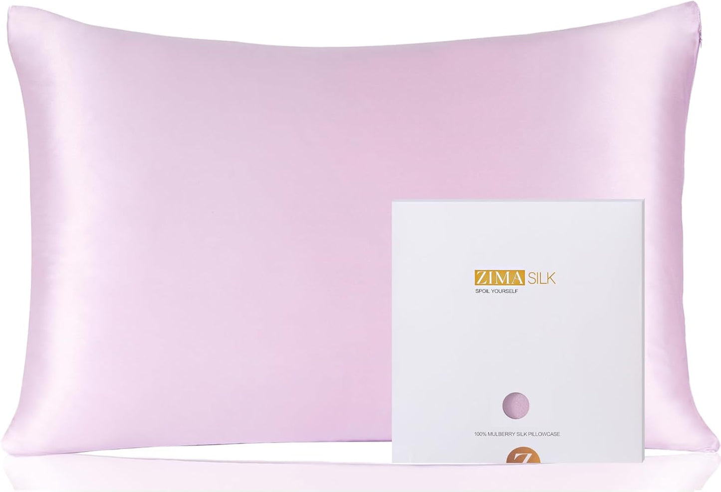 ZIMASILK 100% Pure Mulberry Silk Pillowcase for Hair and Skin