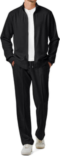 Men's Sweatsuit Tracksuit 2 Piece Set - Full Zip Casual Jogging Suit