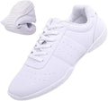 White Cheerleading Shoes for Adults & Youth - Lightweight Flexible Fit
