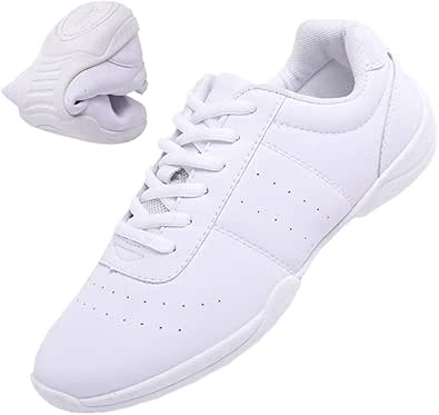 DADAWEN Adult & Youth Cheerleading Shoes for Athletic Training