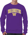 Campus Colors NCAA Adult Tackle Twill Crewneck Sweatshirt