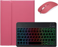 Backlit Keyboard Case for iPad 9.7 - Detachable RGB Keyboard & Mouse