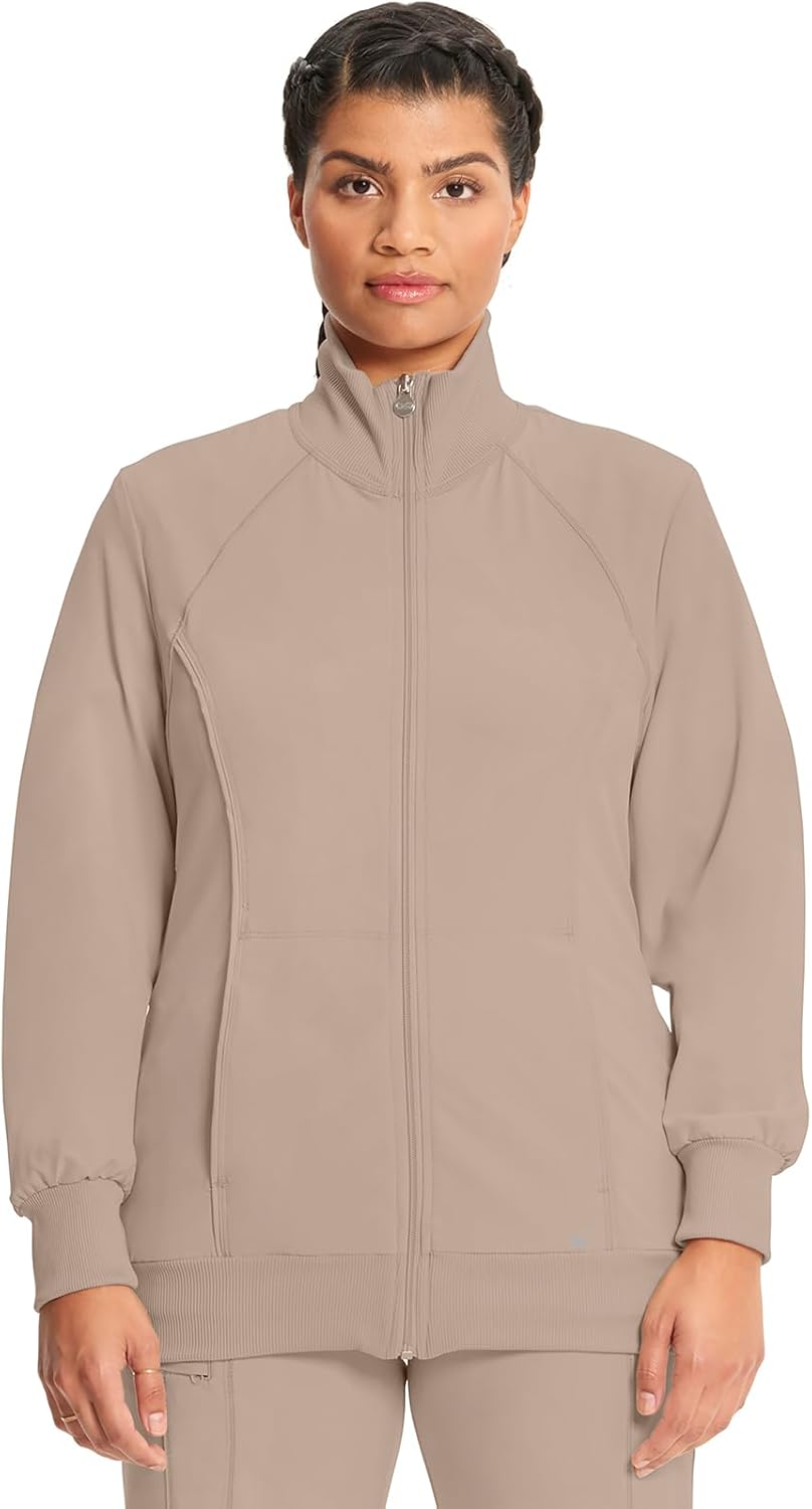 Cherokee Infinity Zip Front Scrub Jackets for Women - Comfort & Style