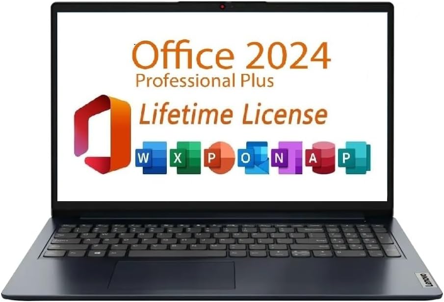 LENOVO IdeaPad 1 15.6in Full HD Laptop with Office 2024