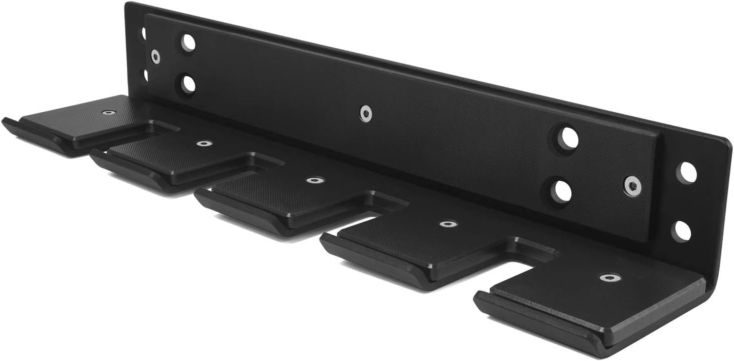 Vertical Wall Mounted Olympic Barbell Holder for Home Fitness