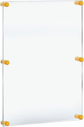 Acrylic Floating Double Panel Wall Frame 30 in x 40 in - Gold