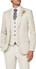 Wangyue Mens Suit 3 Piece Slim Fit Suit for Men - Versatile Formal 79%
