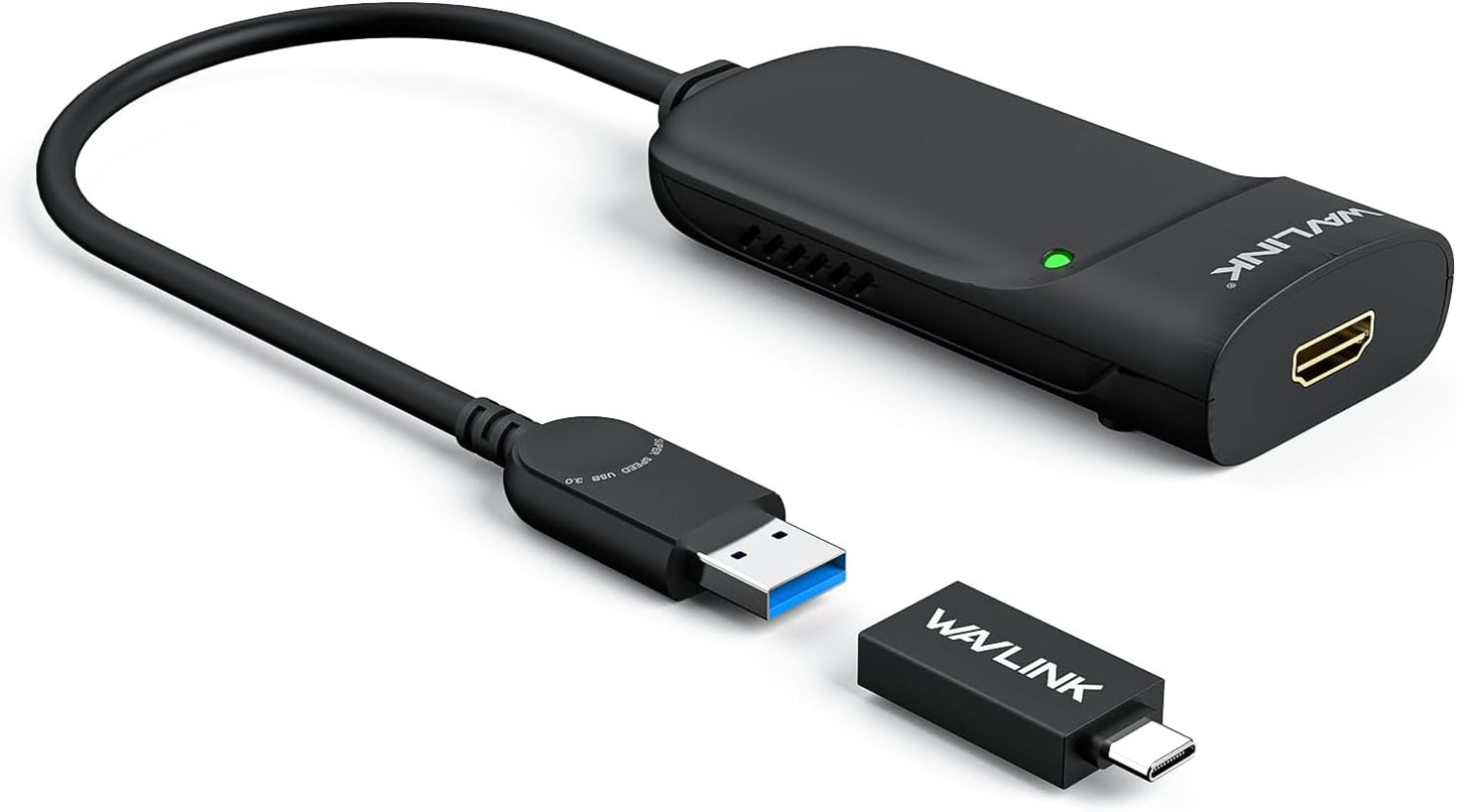 WAVLINK USB 3.0 to HDMI Adapter for Multi-Monitor Setup