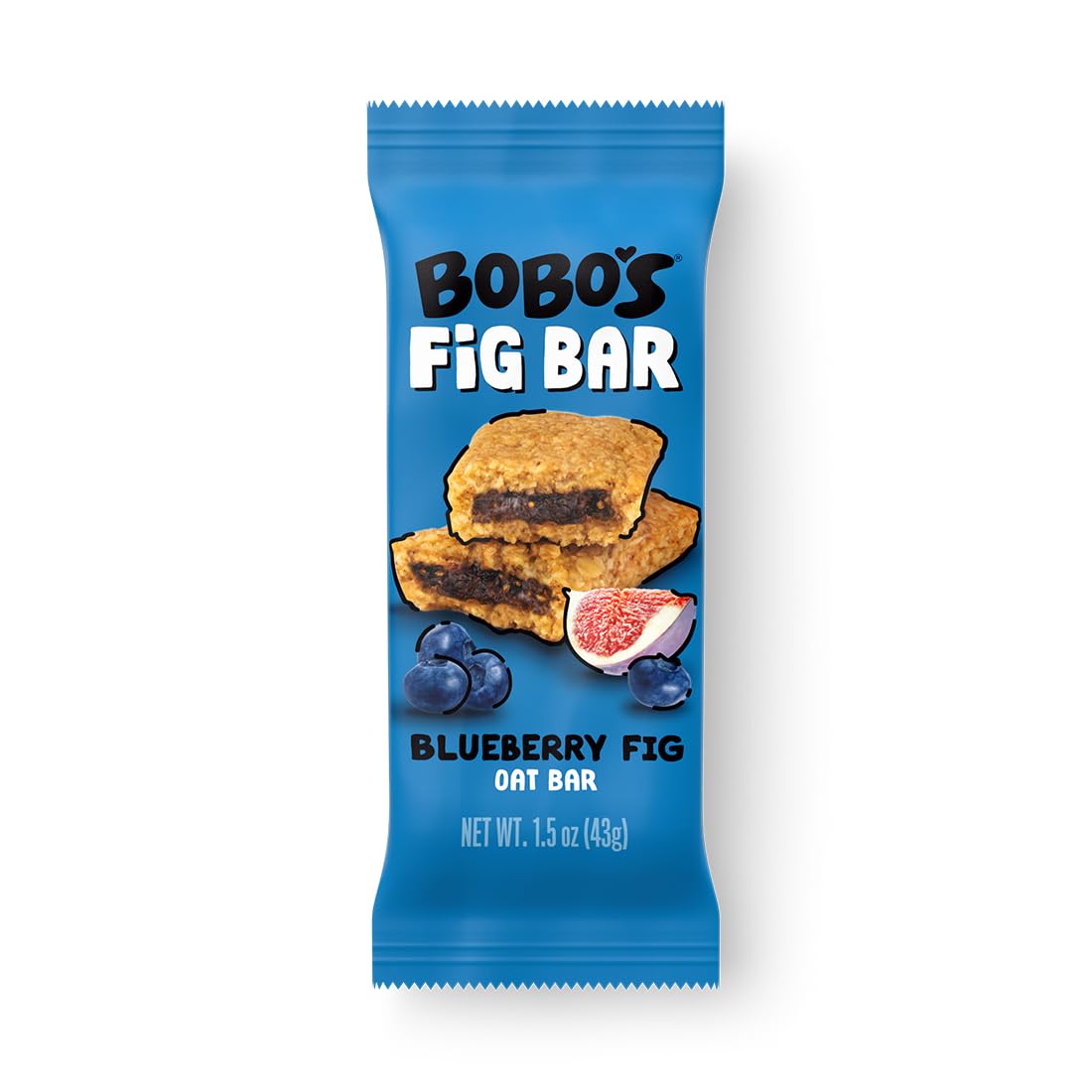 Bobo's Fig Bar Blueberry - Delicious Vegan Snack Bars