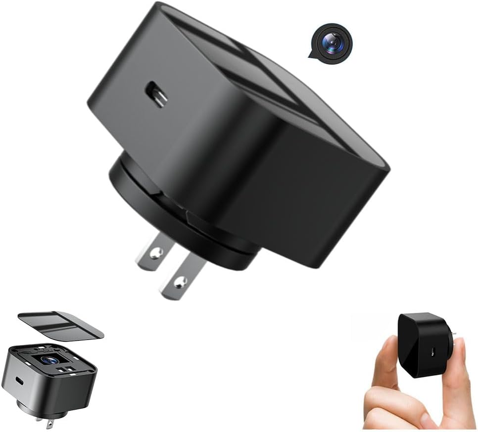 LIZVIE Spy Camera Charger: 1080P HD with Motion Detection