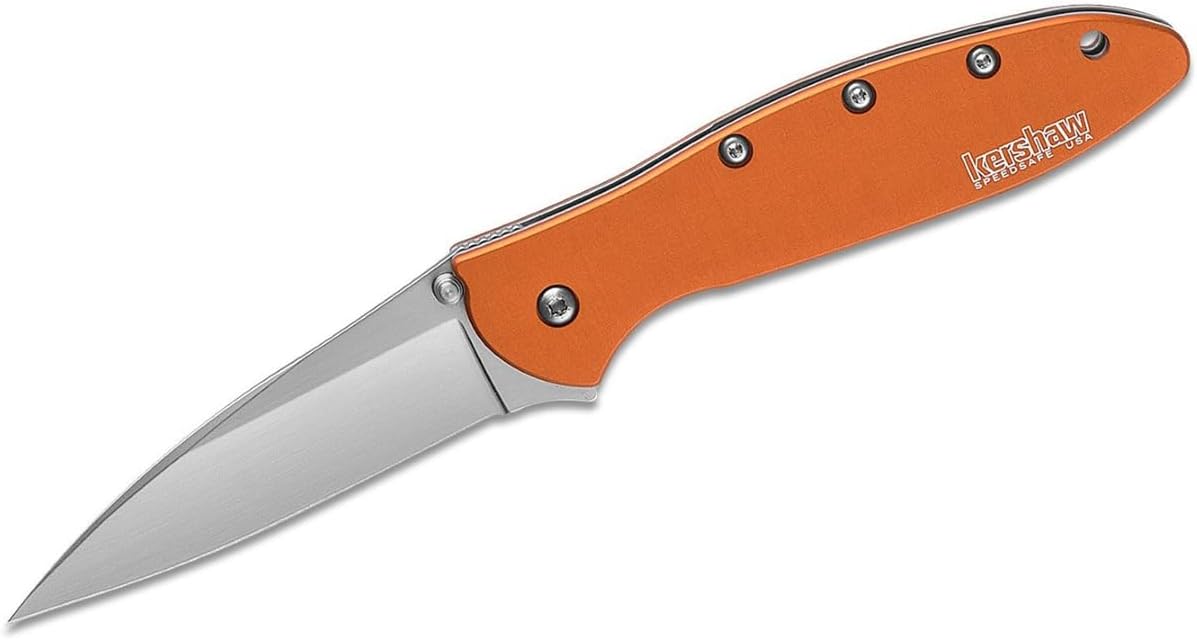Kershaw Leek Orange Pocket Knife with High-Performance Blade