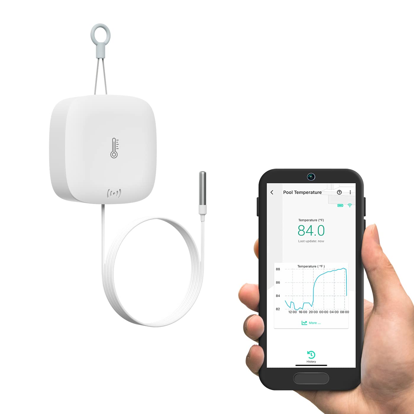 YoLink Weatherproof Fluid and Air Temperature Sensor for All Needs