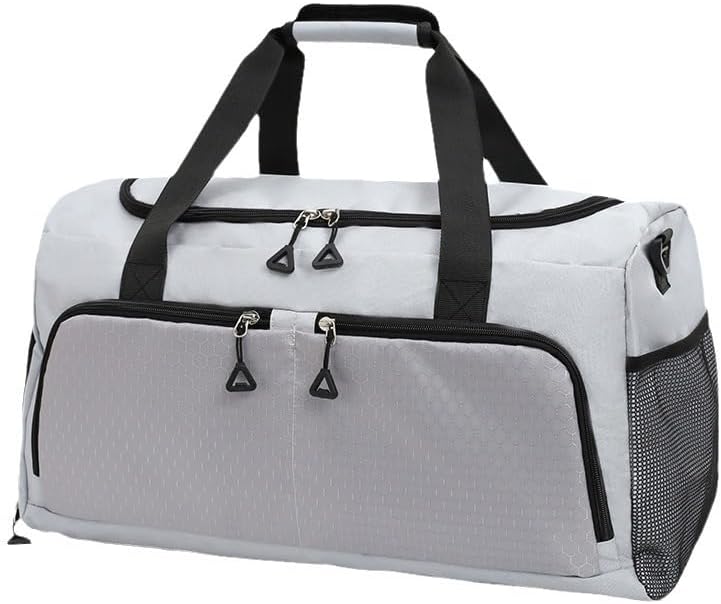 KEQIKAI Gym Duffle Bag - Wet Pocket & Shoes Compartment - Waterproof