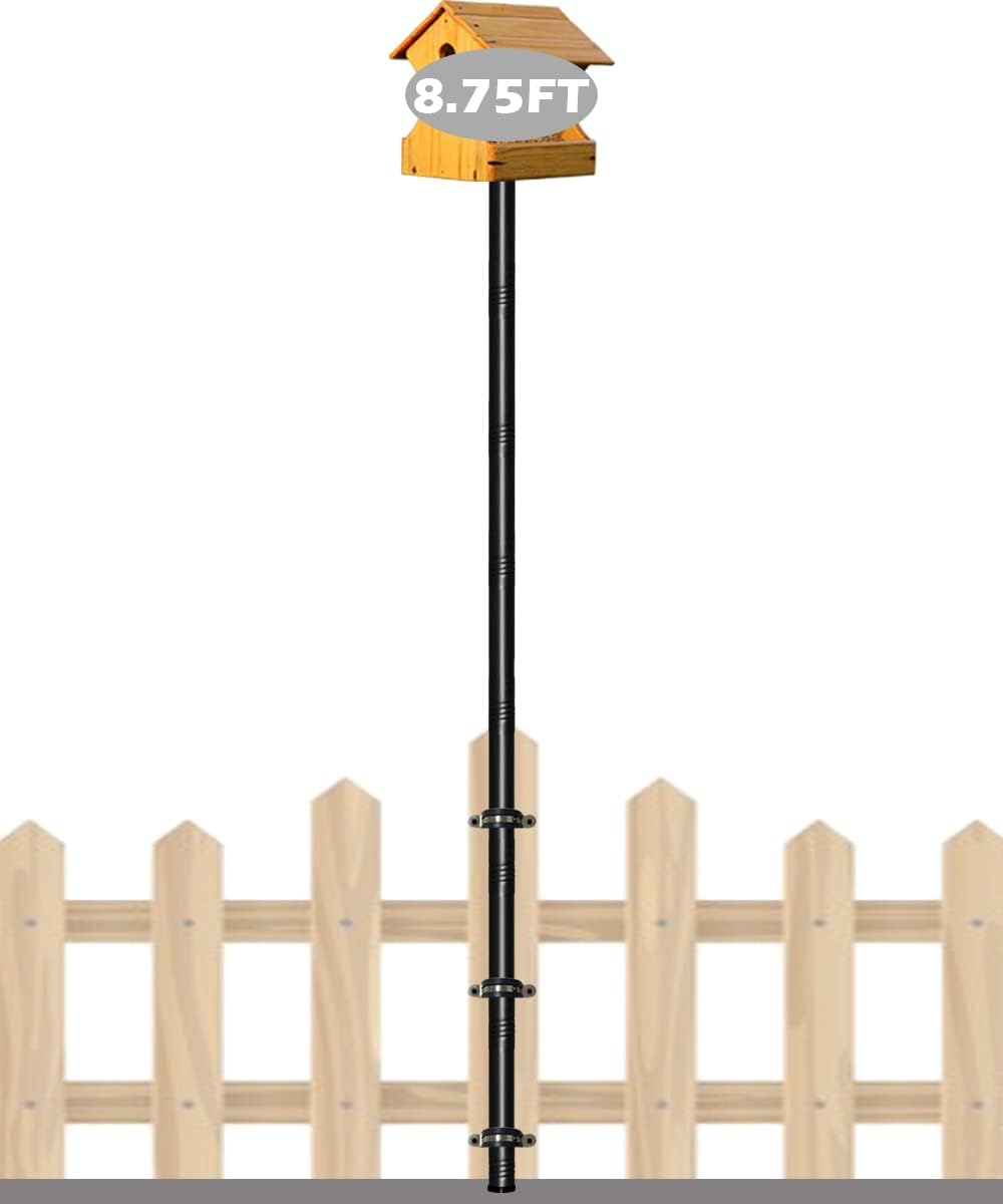 Adjustable Heavy Duty Bird Feeder Pole Kit