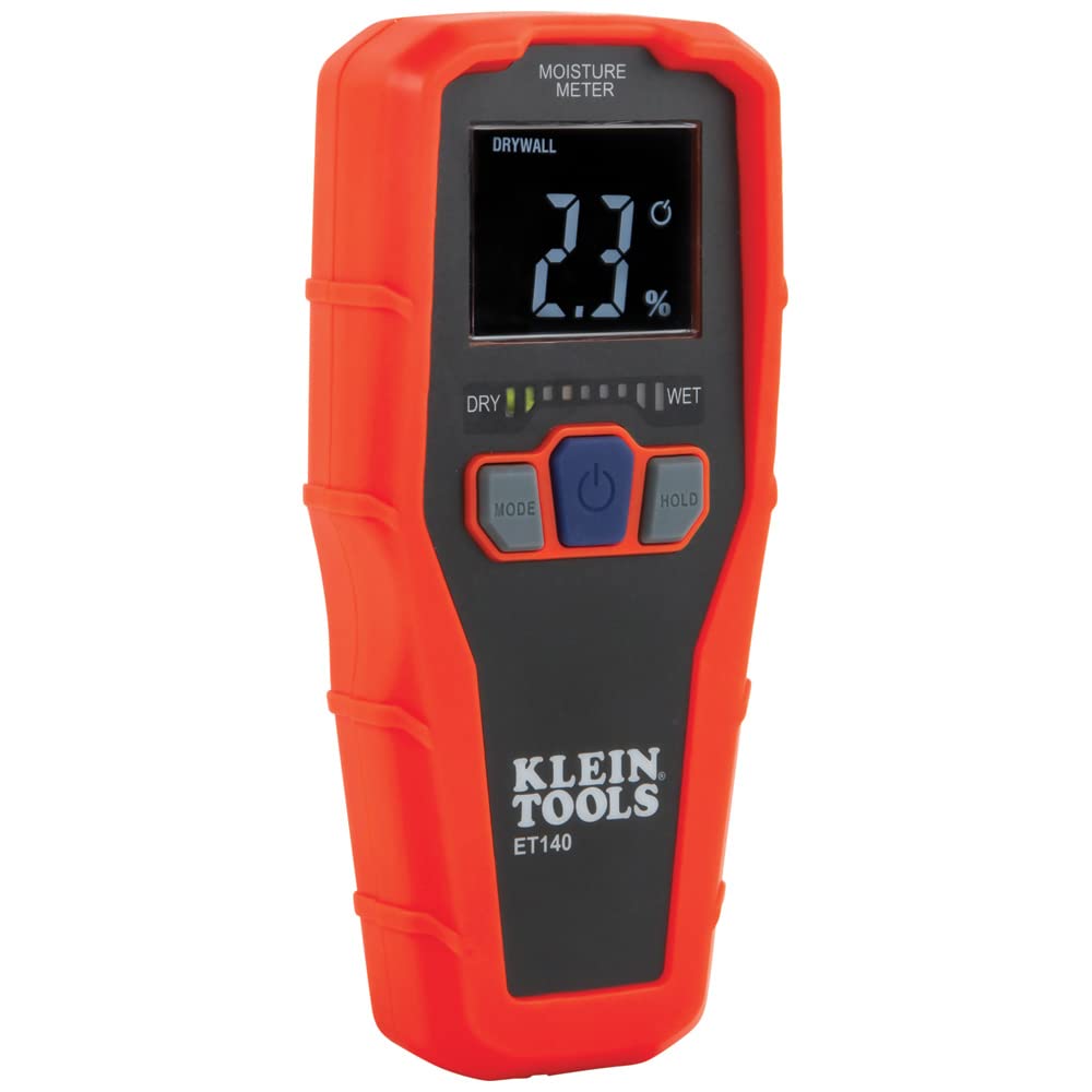 Klein Tools ET140 Pinless Moisture Meter for Accurate Detection