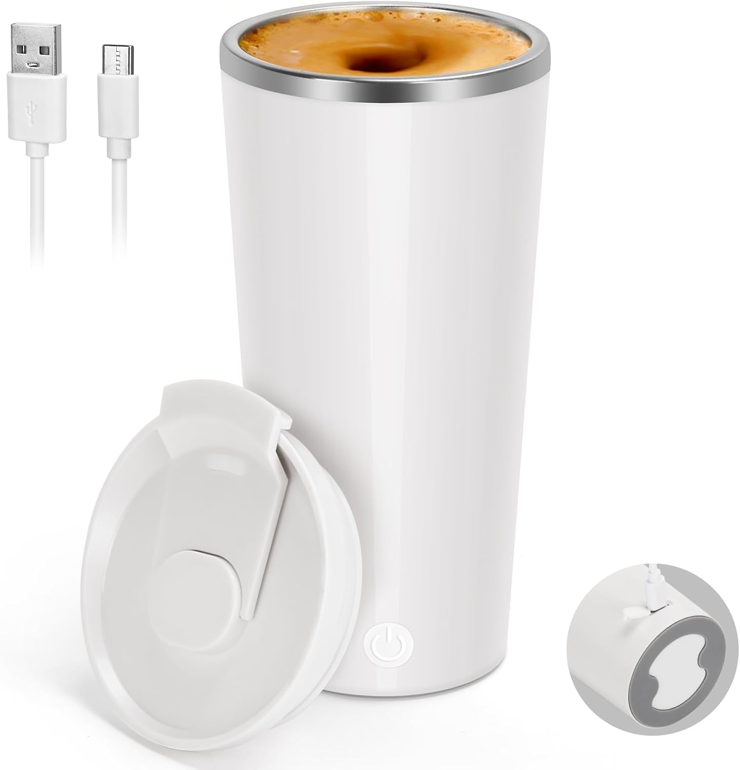 VAlinks Self Stirring Coffee Mug - Effortless Mixing