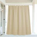RYB HOME Outdoor Curtain for Patio - Wide Blackout Privacy Panel