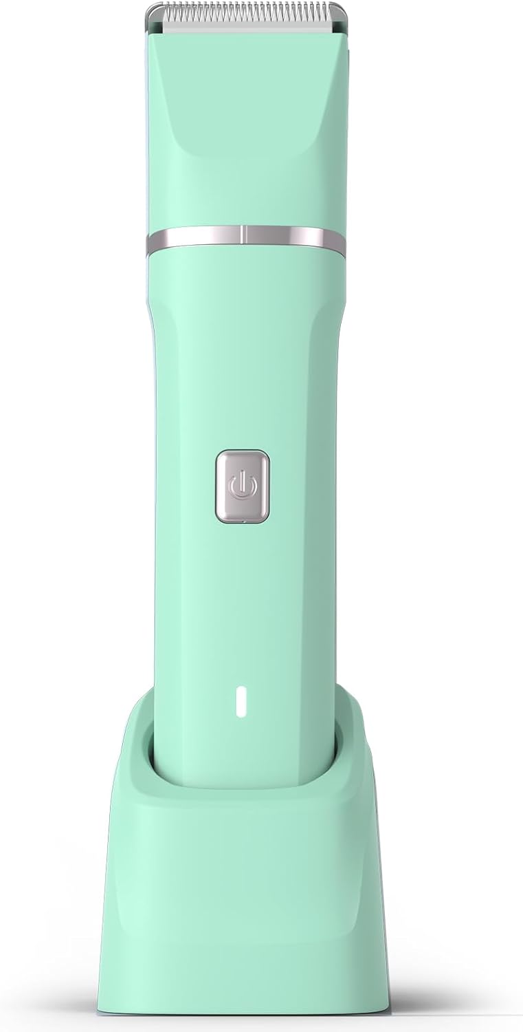 Pubic Hair Trimmer for Women - Electric Razor with Ceramic Blade